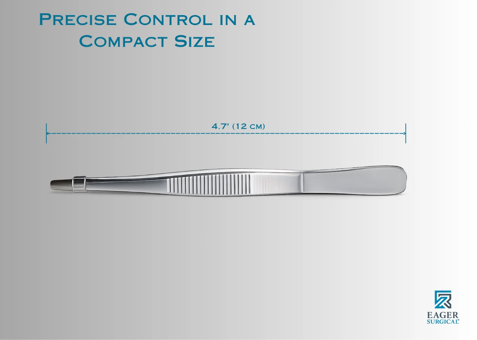 EAGER Tweezers 12cm Dressing Surgical Picking Pliers Forceps Dental Tools - Image 4